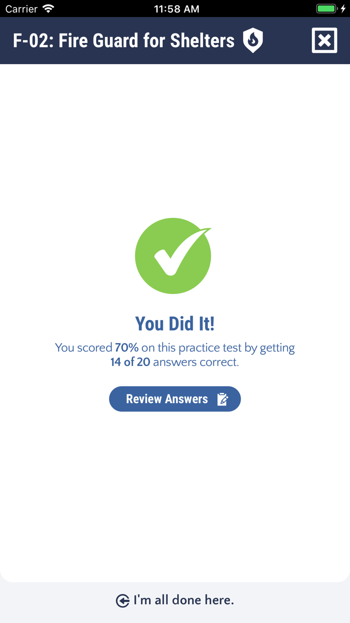 Fire Guard for Shelters F-02