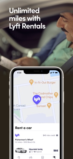 Lyft app screenshot