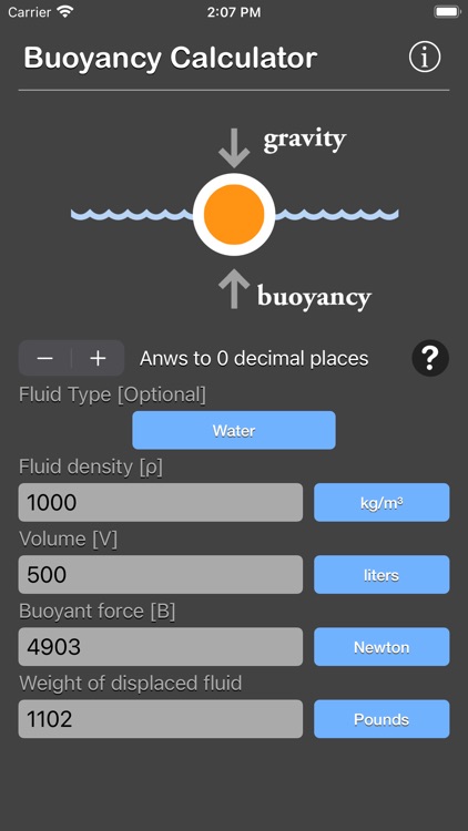 Buoyancy Calculator screenshot-7