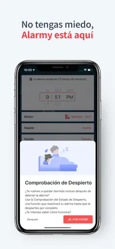 Screenshot 5 Alarma Despertador - Alarmy iphone