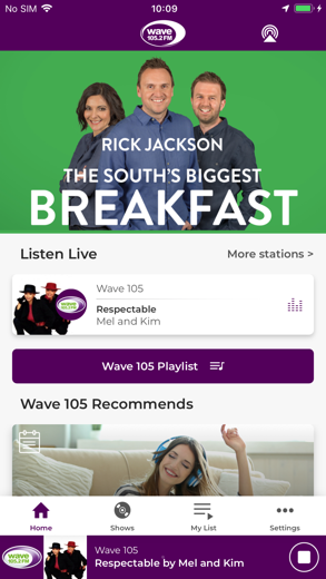 Wave 105 for iPhone  APP DOWNLOAD