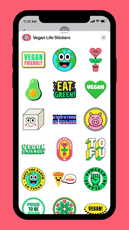 Vegan Life Stickers screenshot-4