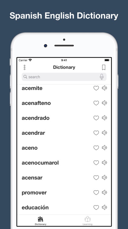 Dictionary of Spanish language
