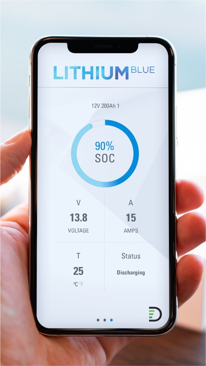 Lithium Blue Battery Monitor