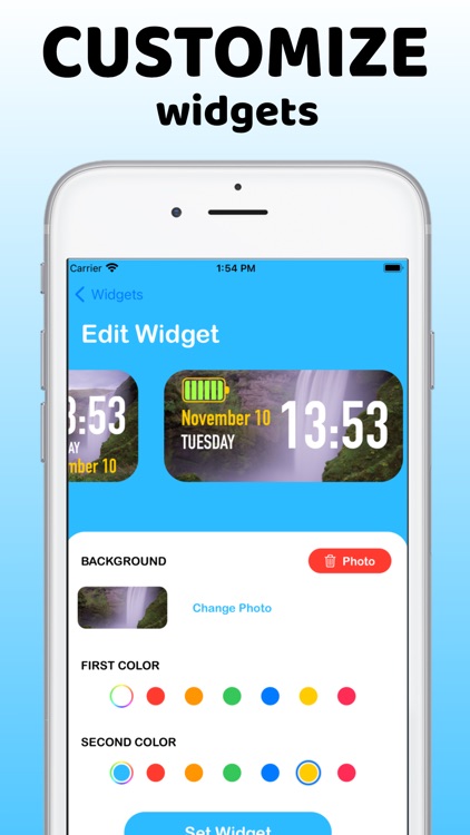 Custom Widget - Photo Shortcut
