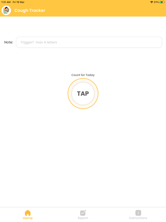 Cough Tracker & Reporting screenshot 2