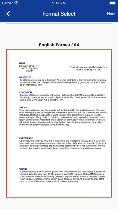 Resumaker -Resume App- screenshot 4