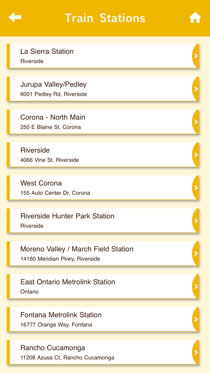 California Train Stations