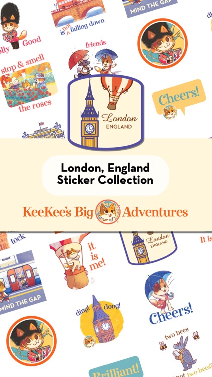 KeeKee London Stickers