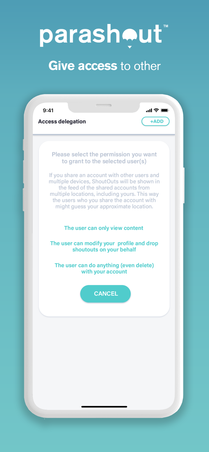 Parashout Local community app