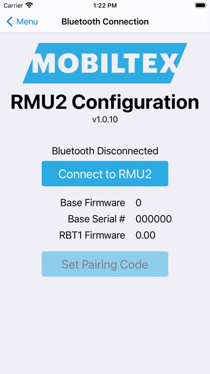 RMU2 Config