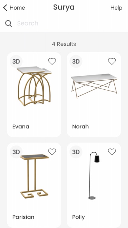 Furniture Vue Virtual Showcase