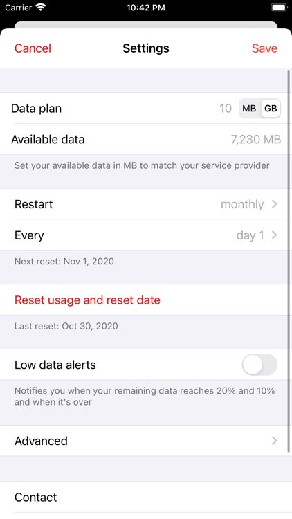 Databit: Data usage manager screenshot-3