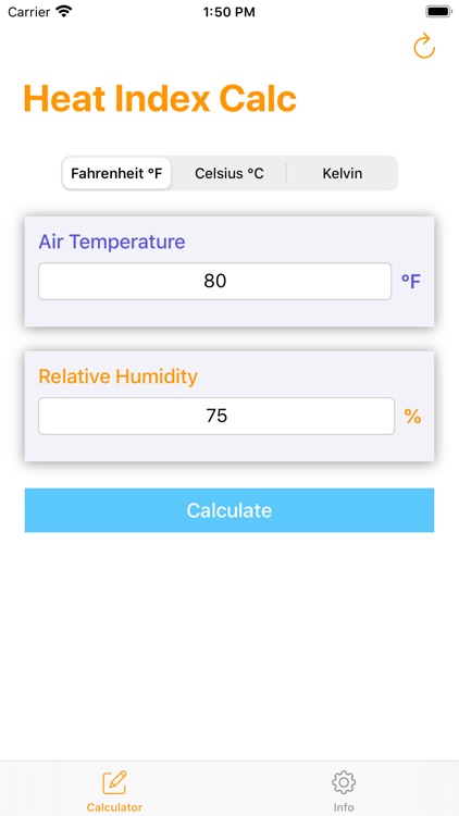Heat Index Calculator - Calc