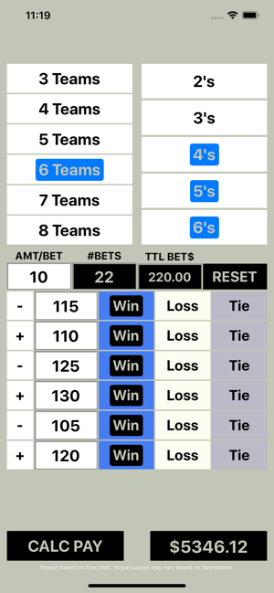 Round Robin Bet Calculator(圖3)-速報App