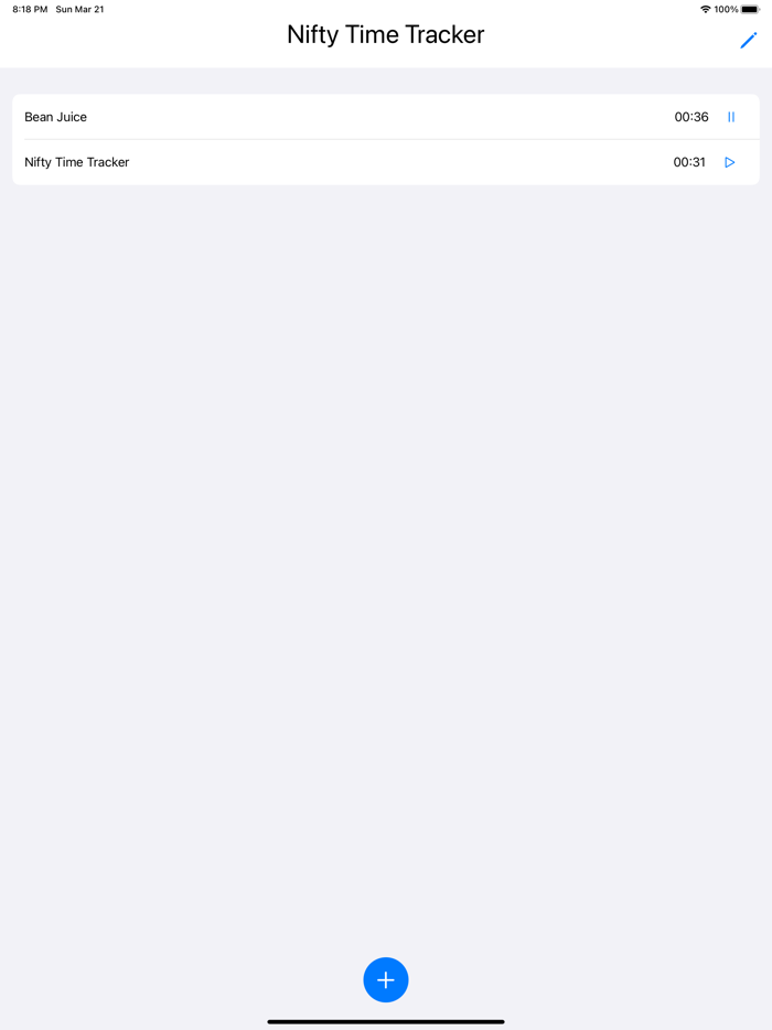 Nifty Time Tracker