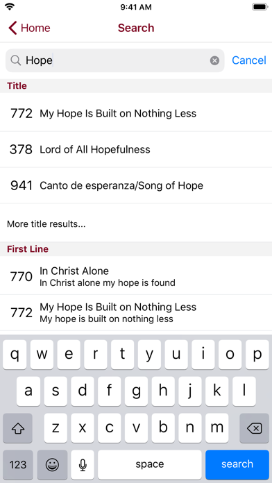 How to cancel & delete Lift Up Your Hearts Hymnal from iphone & ipad 4