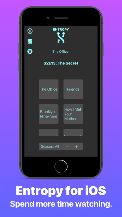 How to cancel & delete Entropy - Random TV Episodes from iphone & ipad 1