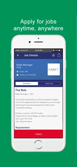 Captura de Pantalla 4 GulfTalent - Job Search App iphone