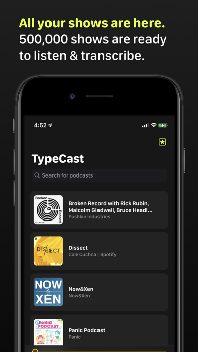 TypeCast - Podcast Player screenshot 4