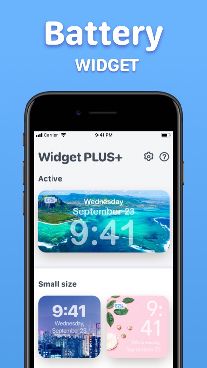 Widget PLUS+ - Photo & Weather