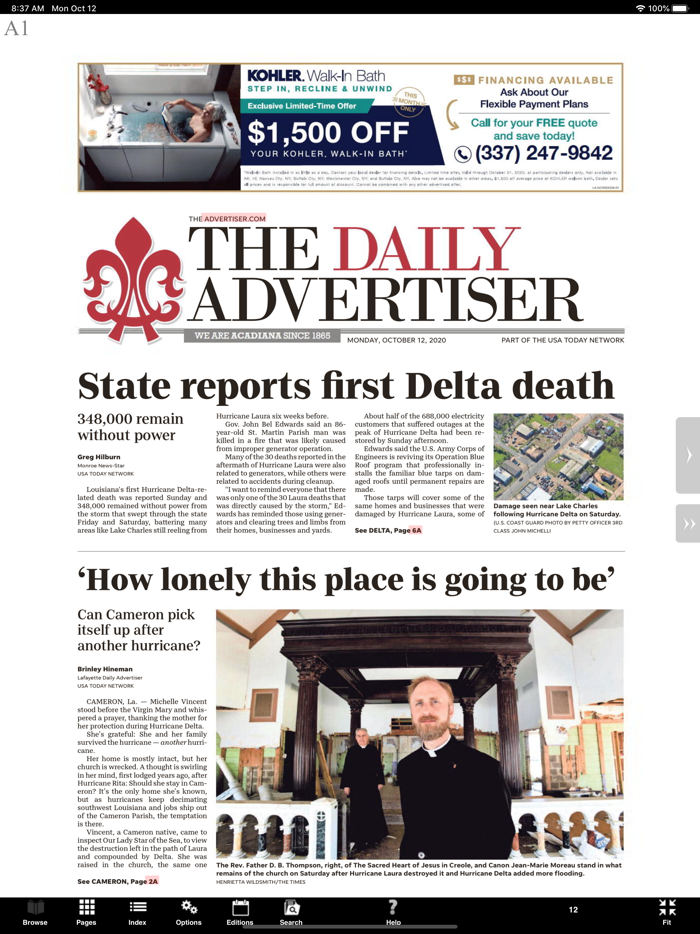 Daily Advertiser Print