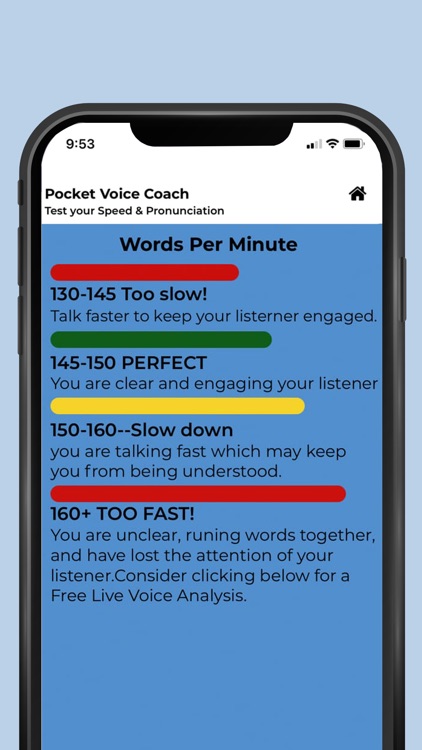 Pocket Voice Coach