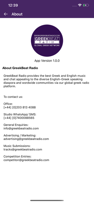 ‎GreekBeat Radio Screenshot