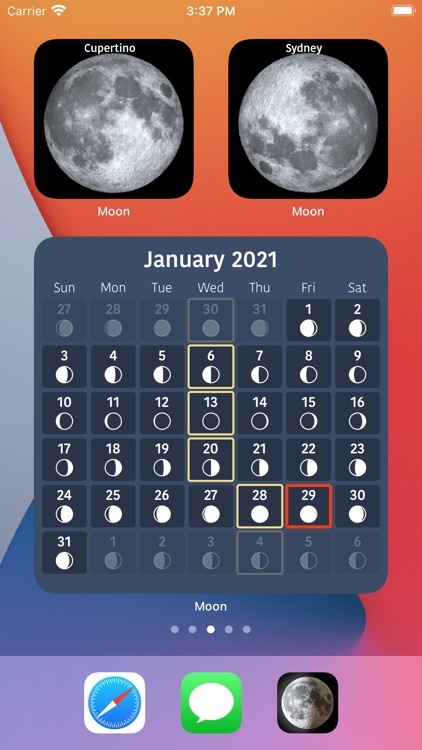 Moon Phases and Lunar Calendar screenshot-4