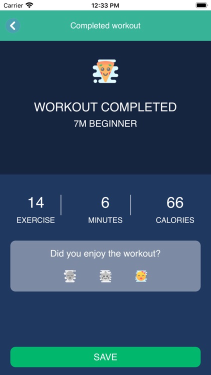 Workout of the day