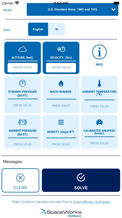 Flight Condition Calculator