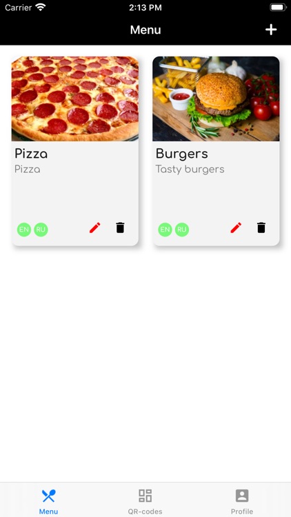 CLICKCLACK - QR-MENU