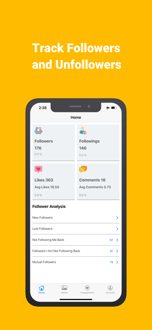 Insights- Follower Analyzer(圖1)-速報App