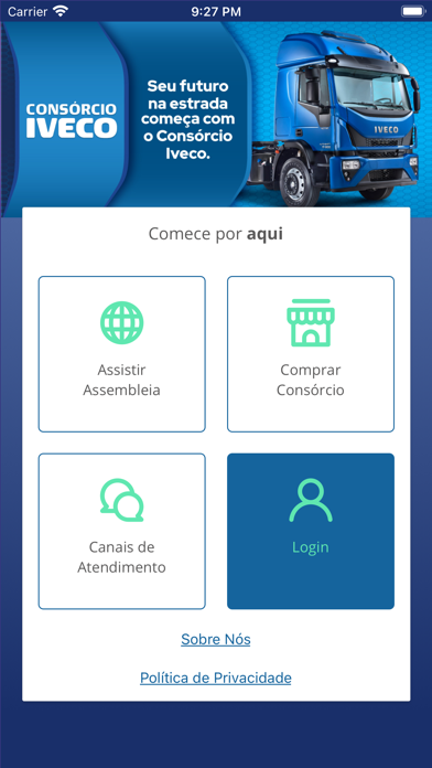 How to cancel & delete Consórcio Iveco from iphone & ipad 1