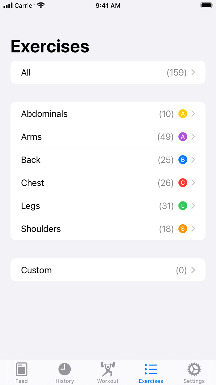 Iron - Workout Tracker
