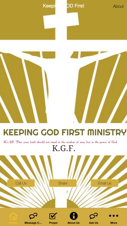 Keeping GOD First App