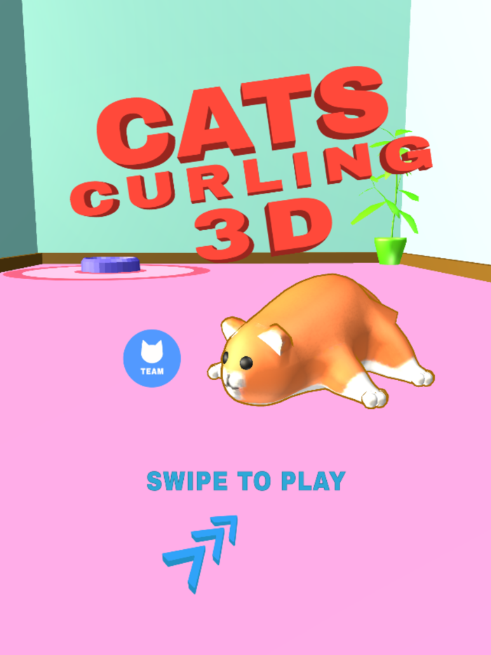 Cats Curling