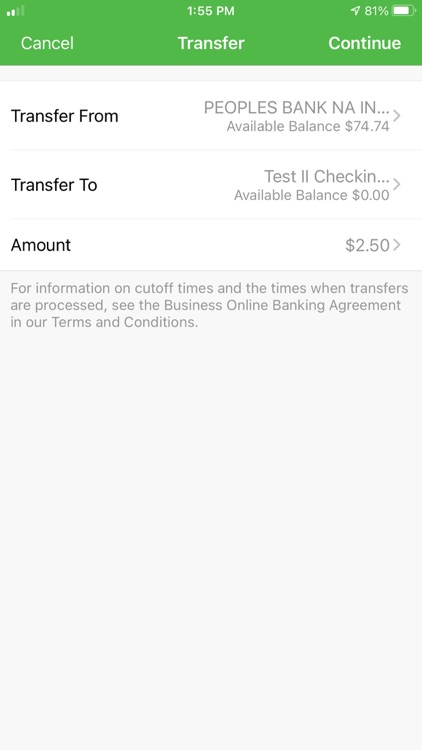 Peoples Bank Business screenshot-3