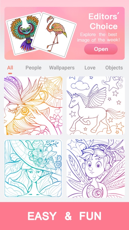 Coloraxy - Coloring Art Game screenshot-3