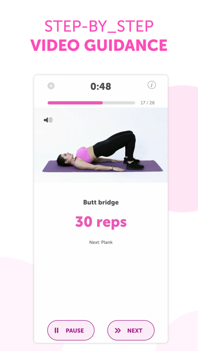 FitHer: Workout for Women Screenshot
