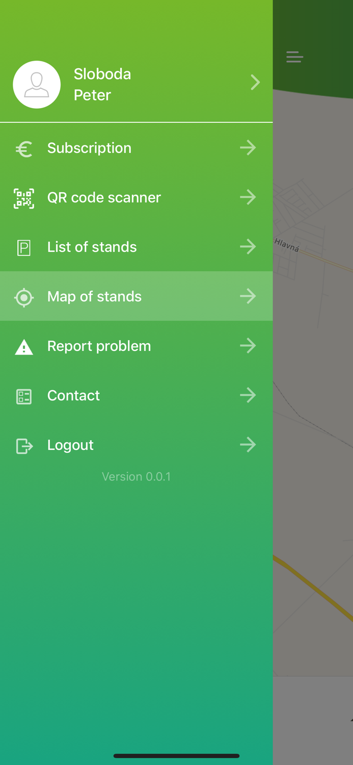 Zelený bicykel Lučenec