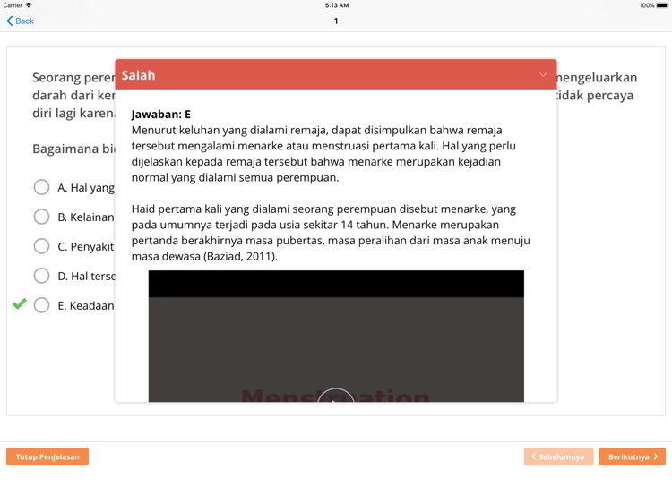 NEO S1 Bidan:Latihan1 for iPad screenshot-3