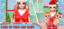 Game screenshot Christmas Mommy & Baby Twins apk