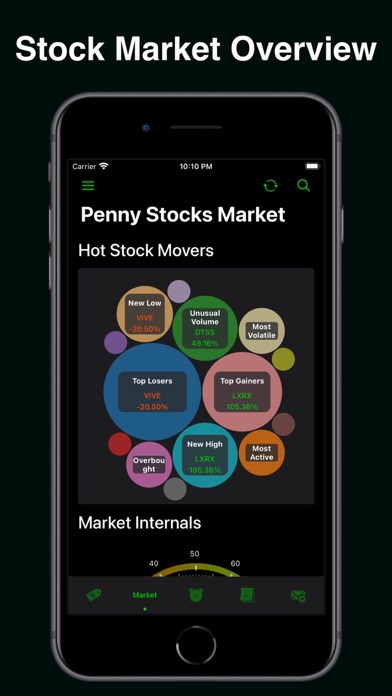 Penny Stocks Market Screenshot
