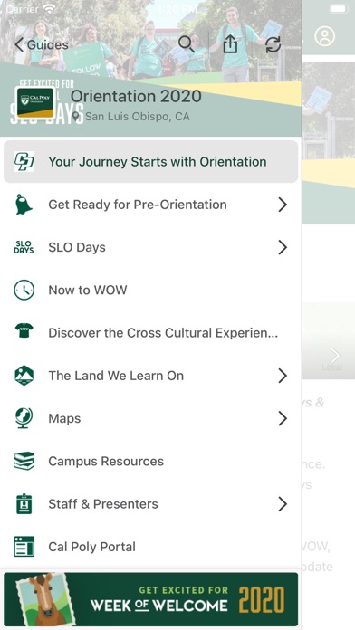 Cal Poly Orientation screenshot 4