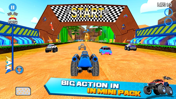 Mini Car Race Legends screenshot-3