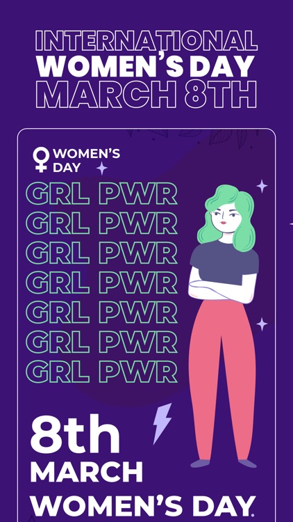 Women's Day Stickers!