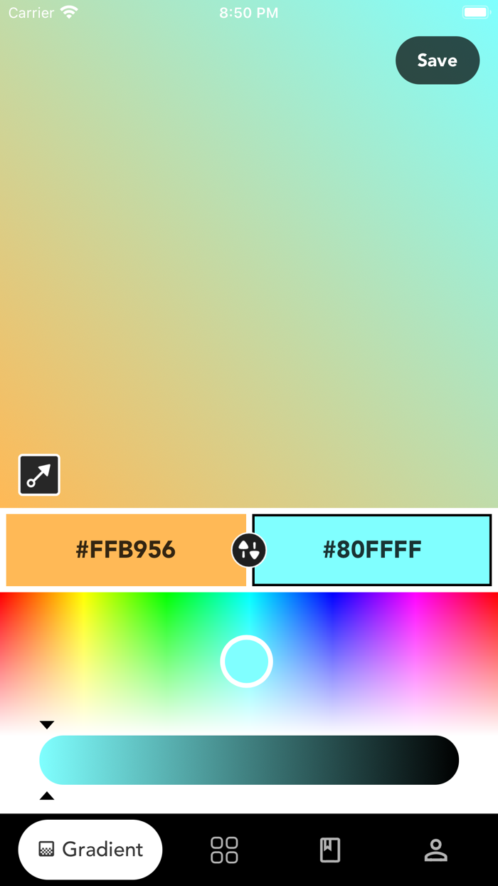 Colours Palette Generator
