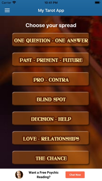 Lenormand Tarot App