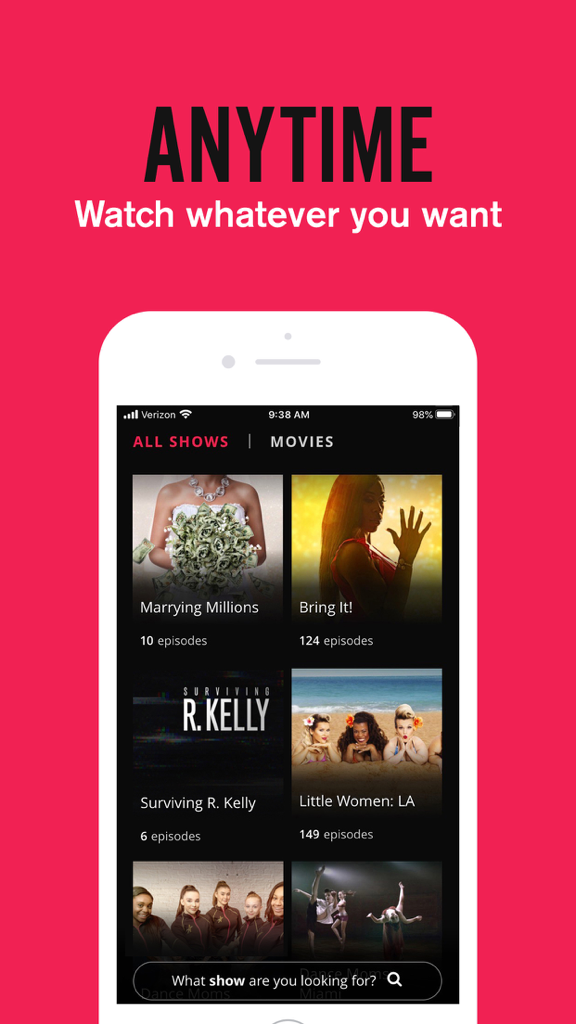 Lifetime Tv Shows Movies App Store Data Revenue Download Estimates On App Store